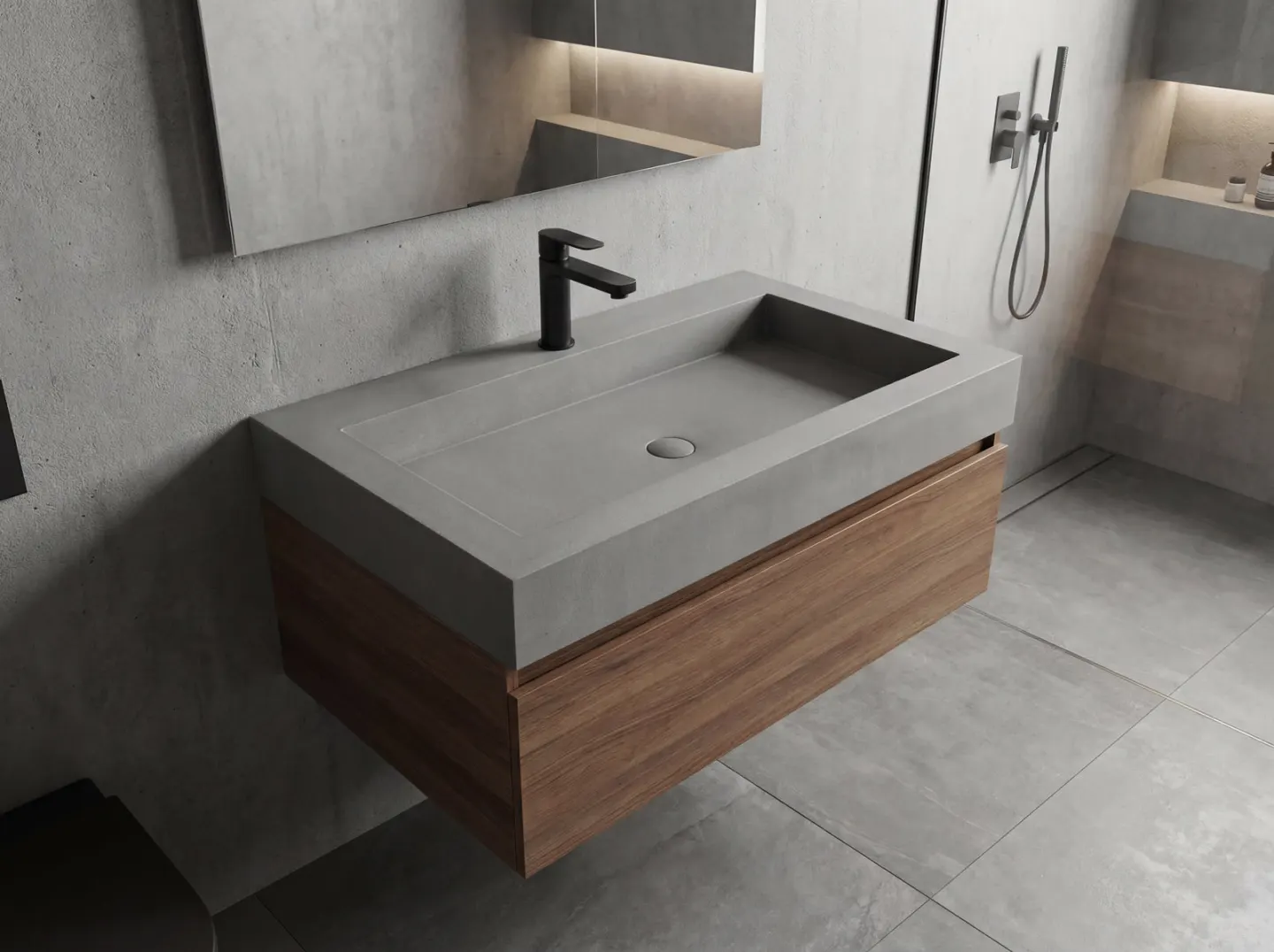 Beton Waschbecken # 16