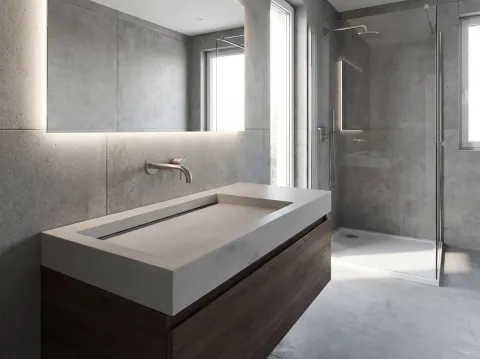 Beton Waschbecken # 26 – Ansicht 1
