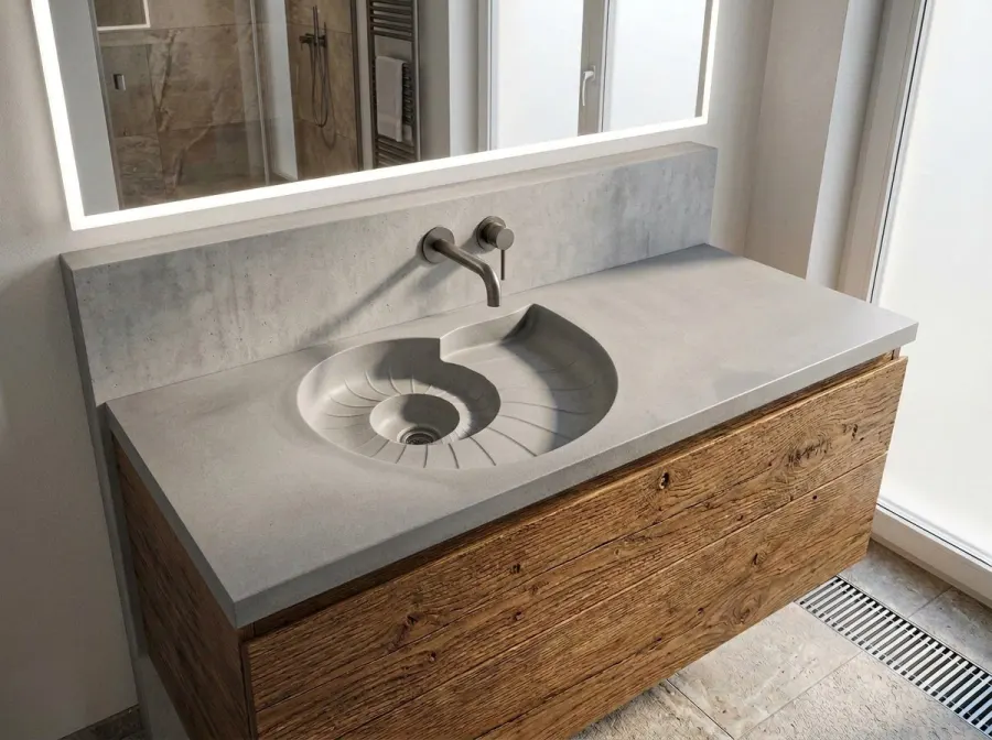Beton Waschbecken # 40