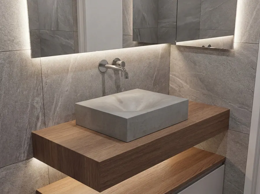 Beton Waschbecken # 65