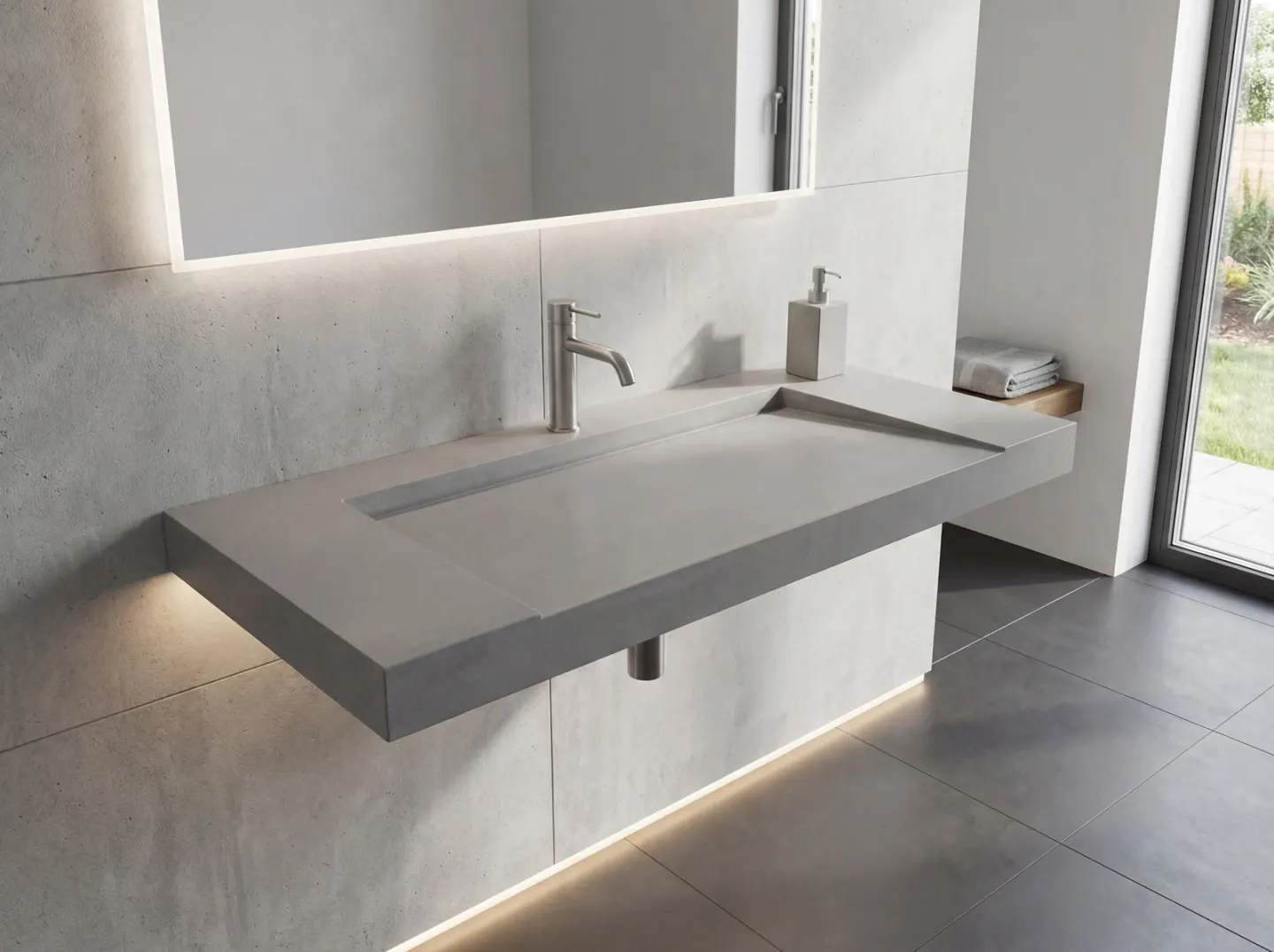 Beton Waschbecken # 48